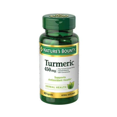 Nature's Bounty Turmeric 450mg , 60  Capsules - Passion Pulse