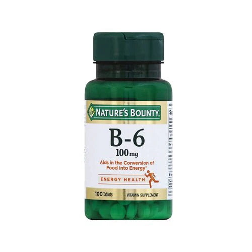 Nature's Bounty Vitamin B-6 100mg, 100 Tablets - Passion Pulse