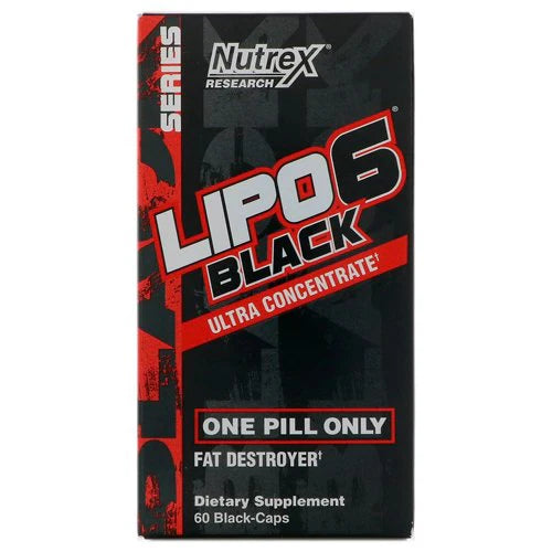 Nutrex Lipo-6 Black UC, 60 Black Caps - Passion Pulse