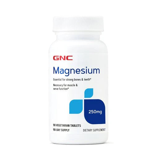 GNC Magnesium 250mg, 90Tablets - Passion Pulse
