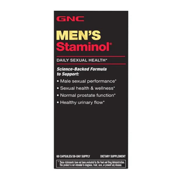 GNC Men's Staminol, 60 Capsules - Passion Pulse