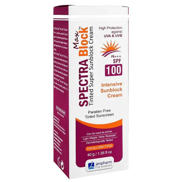 Spectra Block Max Cream, SPF 100 40g - Jenpharm Jenpharm