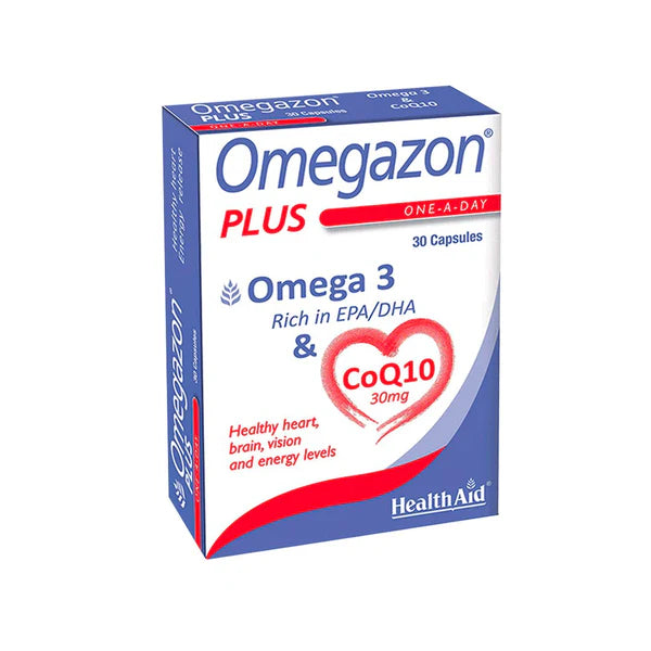 HealthAid Omegazon Plus (CoQ10) , 30 Capsules - Passion Pulse
