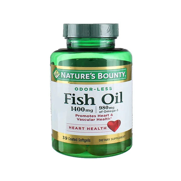 Nature's Bounty Fish Oil 1400mg Plus Omega-3, 39 Softgels