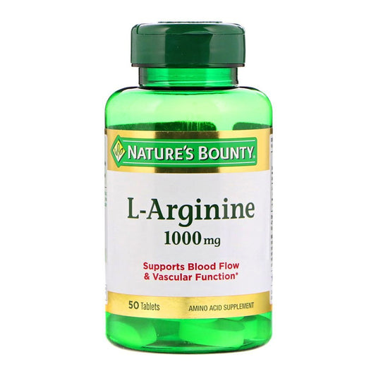 Nature's Bounty L-Arginine 1000mg , 50 Tablets