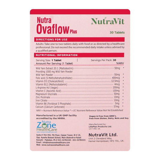 Healthaid Nutravit Nutra Ovaflow Plus,30 Tablets