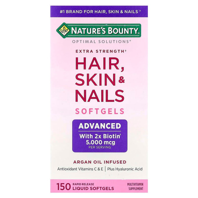 Nature's Bounty Hair, Skin & Nails Extra Strength , 150 Softgels