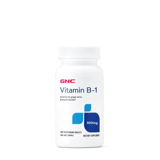 GNC Vitamin B-1 300mg - 100 Vegtetarian Tablets GNC