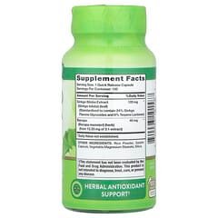Nature's Truth Ginkgo Biloba Plus Bacopa 120mg, 100 Quick Release Capsules