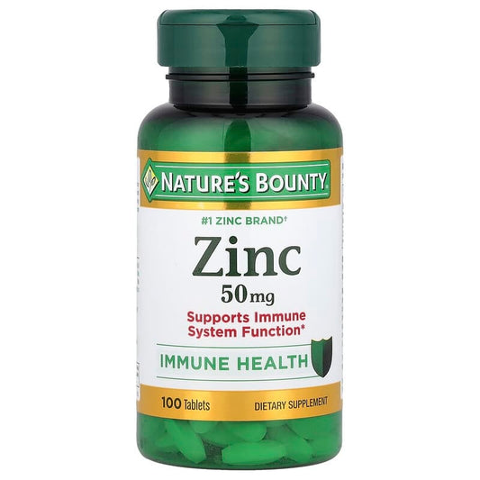 Nature's Bounty Zinc 50mg, 100 Caplets