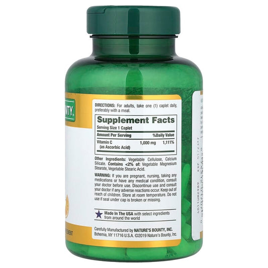 Nature's Bounty Vitamin C 1000mg , 100 Caplets