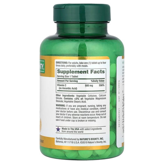Nature's Bounty Vitamin C 500mg , 250 Tablets