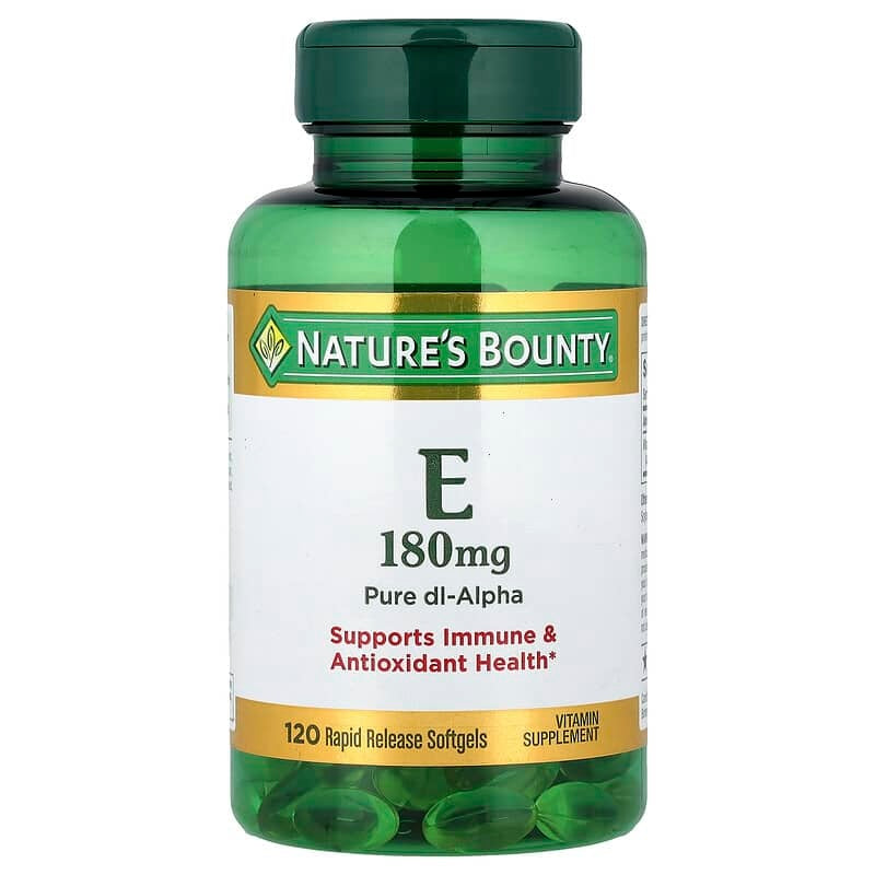 Nature's Bounty Vitamin E 180mg , 120 Rapid Release Softgels