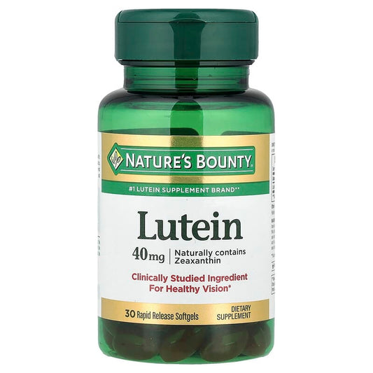 Nature's Bounty Lutein 40mg , 30 Softgels