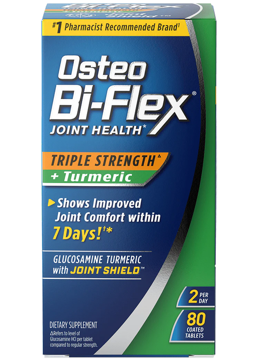 Osteo Bi-Flex Triple Strength + Turmeric, 80 tablets