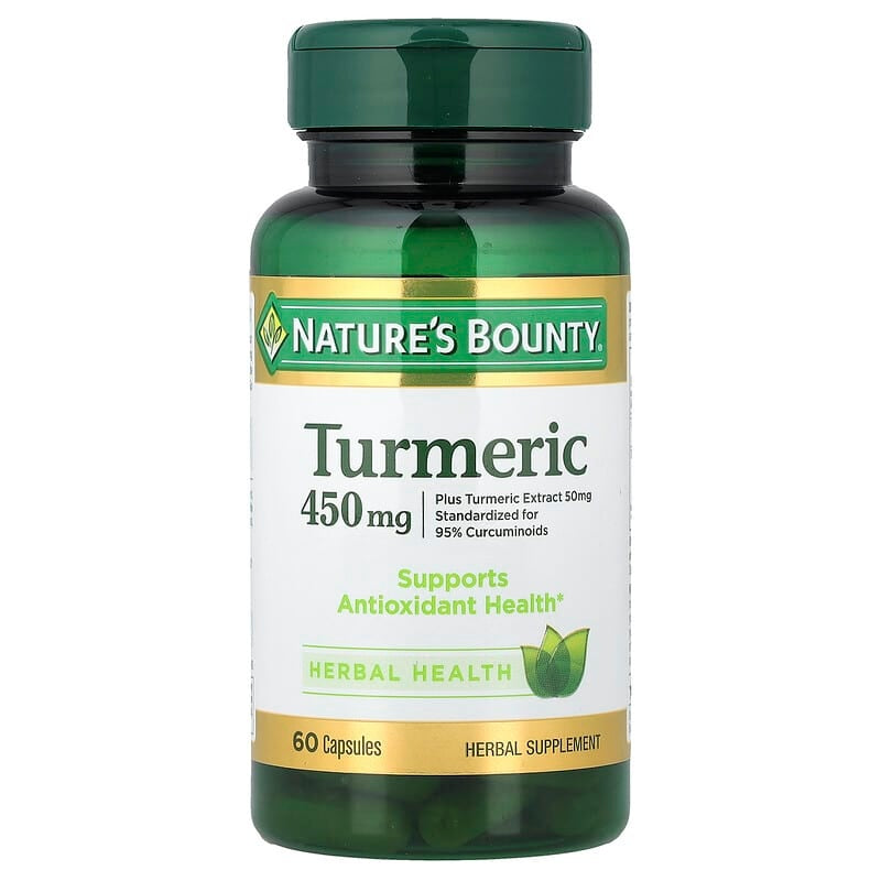 Nature's Bounty Turmeric 450mg , 60  Capsules