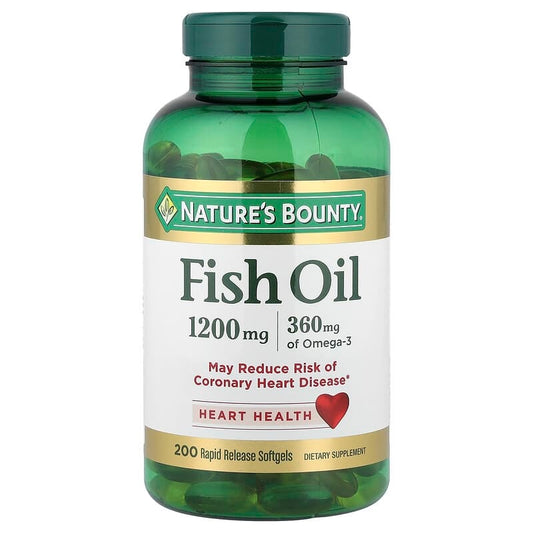 Nature's Bounty Fish Oil 1200mg Plus Omega-3 - 60 Tablets
