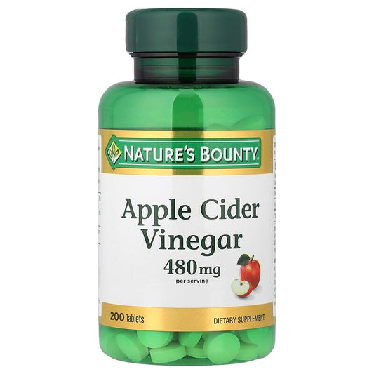 Nature's Bounty Apple Cider Vinegar 240mg , 200 Tablets