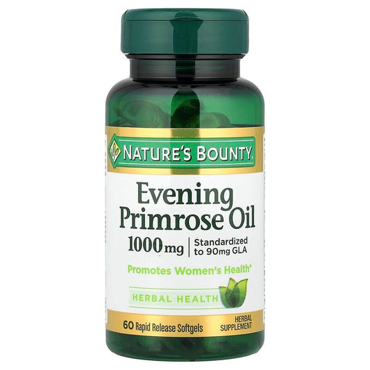 Nature's Bounty Evening Primrose Oil 1000mg , 60 SoftGels