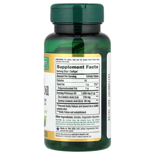 Nature's Bounty Evening Primrose Oil 1000mg , 60 SoftGels