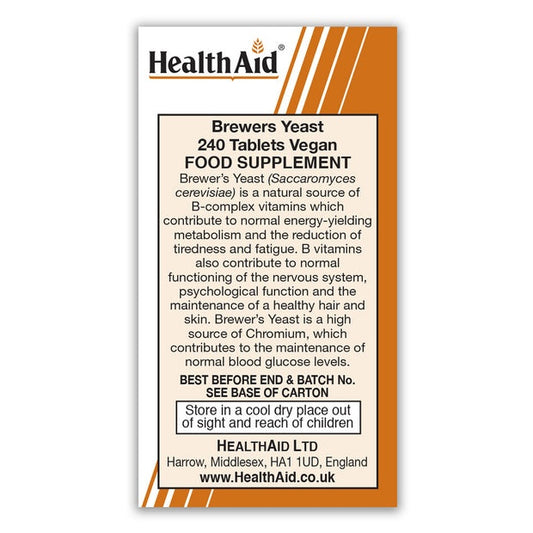 HealthAid Super Brewers Yeast, 240 Tablets