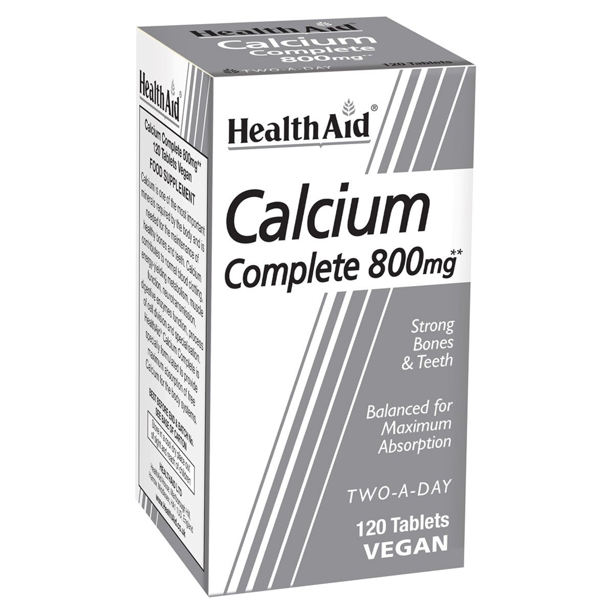 HealthAid Complete Calcium 800mg, 120 Tablets