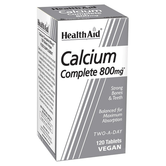 HealthAid Complete Calcium 800mg, 120 Tablets