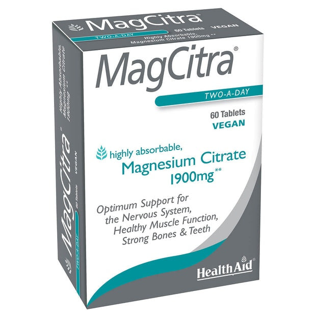 HealthAid MagCitra,60 Tablets