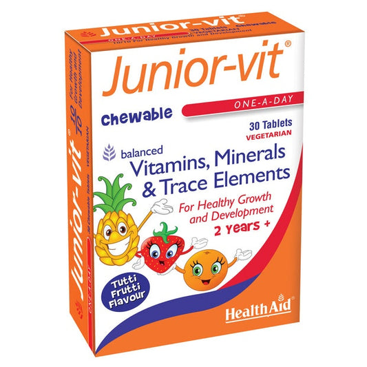 HealthAid Junior-Vit Chewable,30 Chewable Tablets