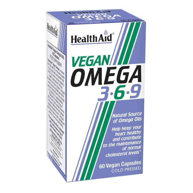 HealthAid Vegan Omega 3-6-9 , 60 Vegan Capsules