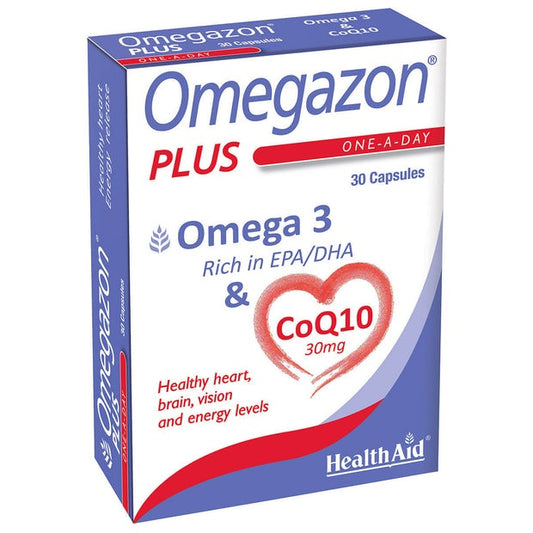 HealthAid Omegazon Plus (CoQ10) , 30 Capsules