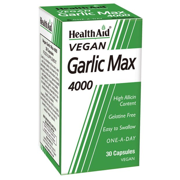 HealthAid Garlic Max 4000, 30 Capsules