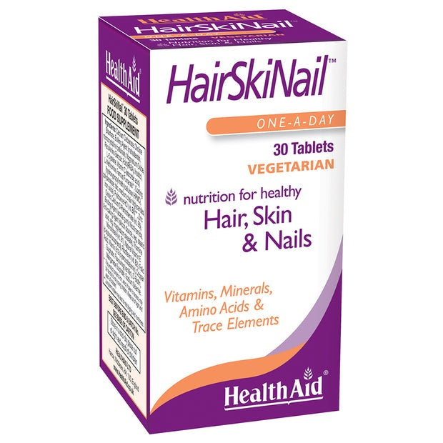 HealthAid Hair Skin & Nail Formula, 30 tablets