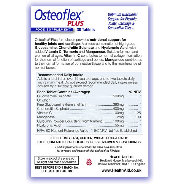 HealthAid Osteoflex Plus , 30 Tablets