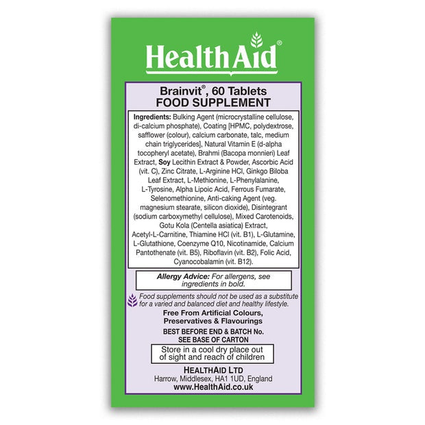 HealthAid Brainvit,60 Tablets