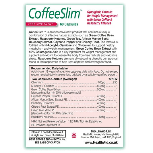 HealthAid CoffeeSlim,60 Capsules
