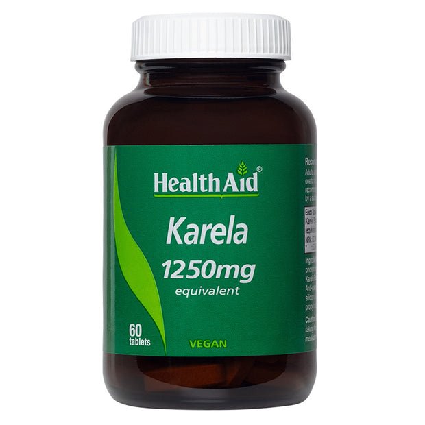 HealthAid Karela 1250mg, 60 Tablets