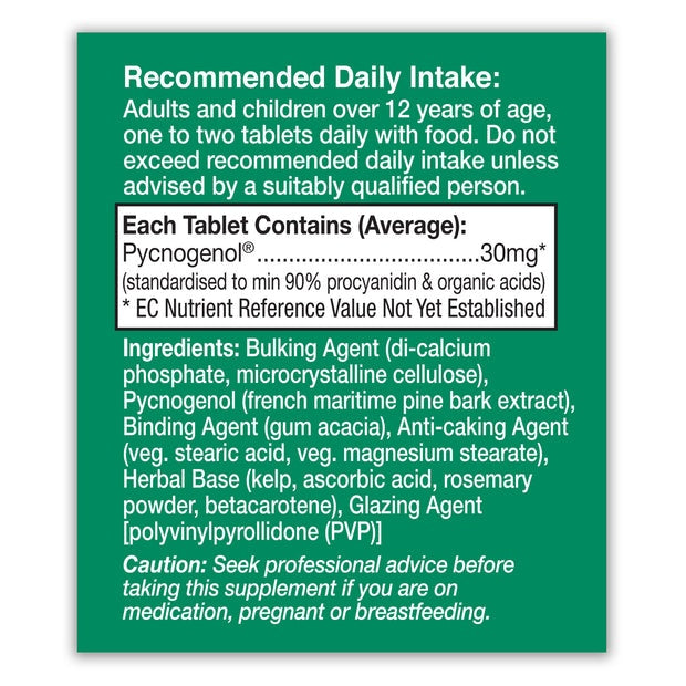 HealthAid Pycnogenols , 30 Tablets