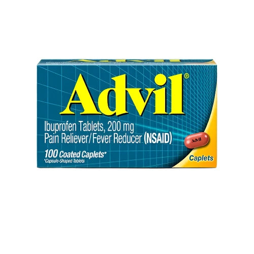 Advil Tablets 200mg, 100 Tablets