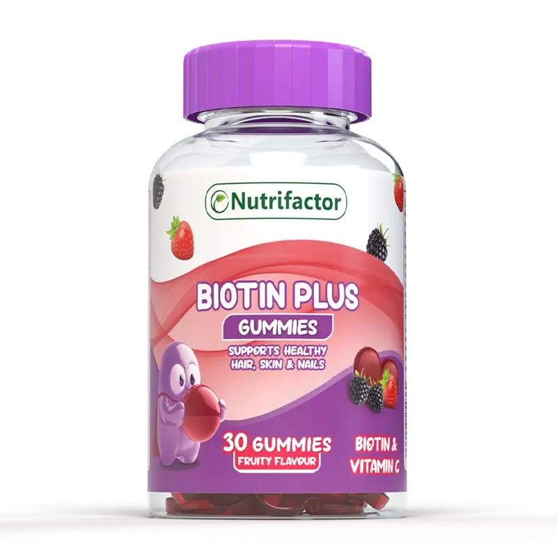 Nutrifactor  Biotin Plus Gummies, 30 Gummies