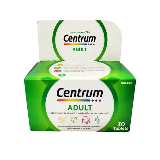 Centrum Adult, 30 Film Coated Tablets Centrum