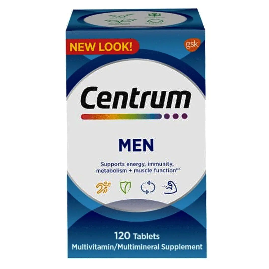 Centrum Plain Men, 120 Tablets - Passion Pulse