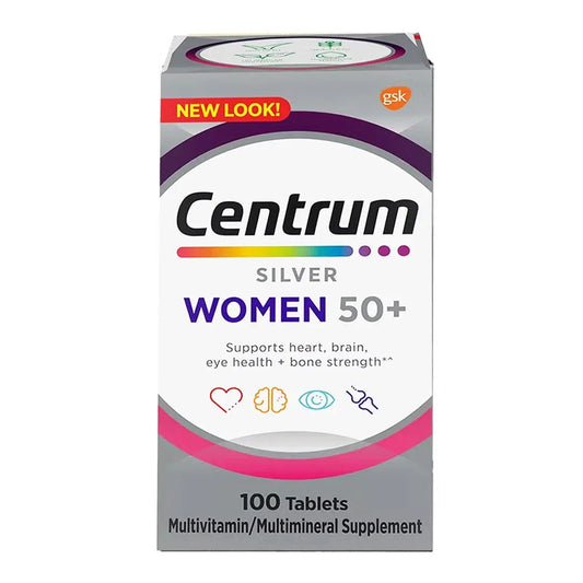 Centrum Silver Women 50+, 100 Tablets - Passion Pulse