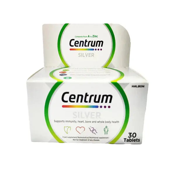 Centrum Silver, 30 Film Coated Tablets Centrum