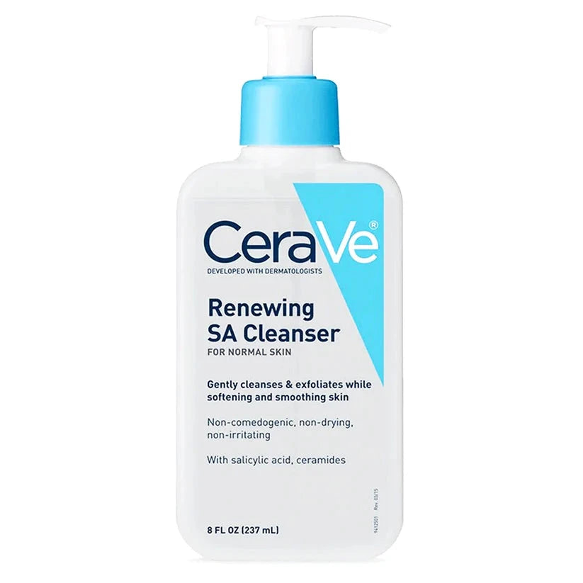 CeraVe Renewing SA Cleanser, 237ml | Exfoliating Cleanser with Salicylic Acid, Ceramides & Niacinamide CeraVe