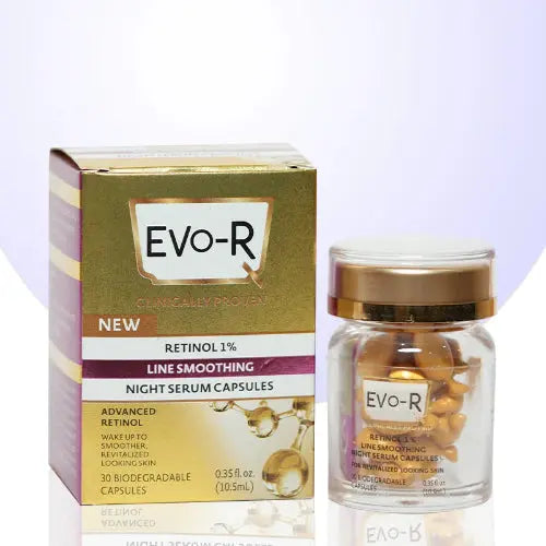 Crystolite Pharma EVO R 1% Night Serum Capsules
