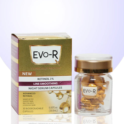 Crystolite Pharma EVO R 1% Night Serum Capsules