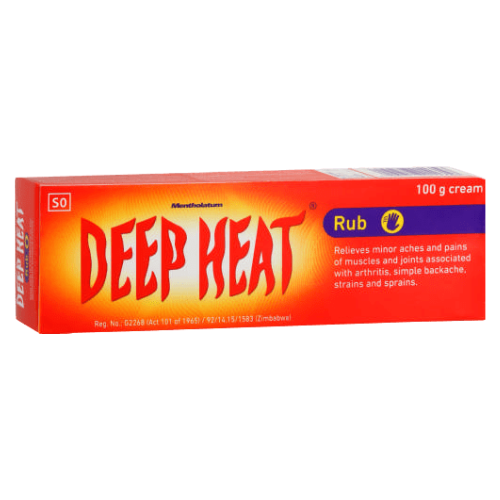 Deep Heats Rub Cream - 100Gm