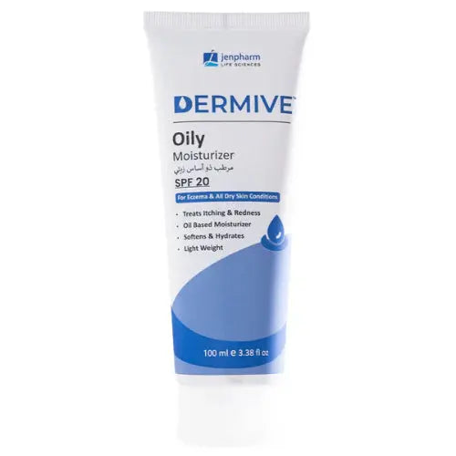 DermiVe Oily Moisturizer Lotion SPF 20, 100ml - Jenpharm