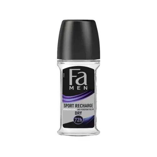 Fa Men Sport Recharge Anti-Perspirant Roll On Dry 72H, 50ml